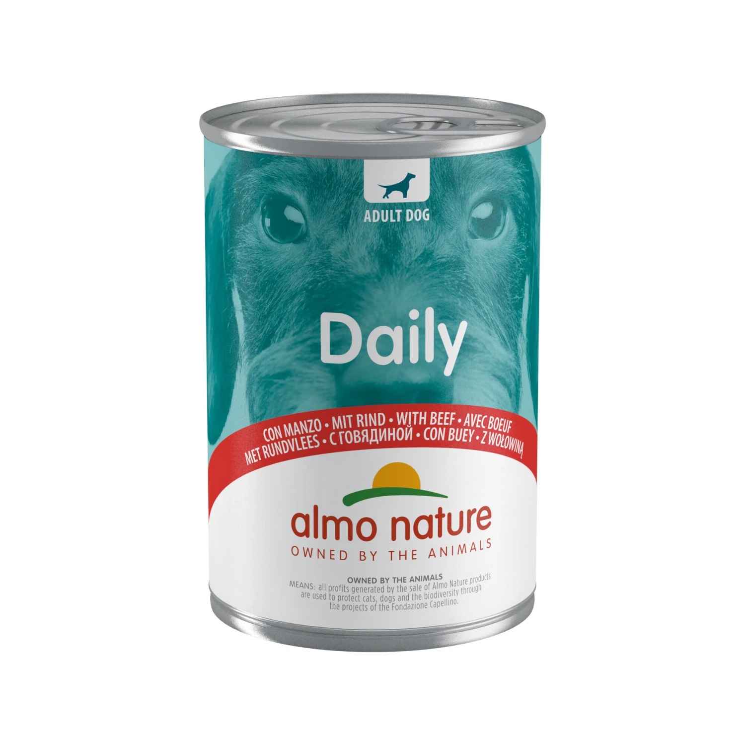 Almo Nature Dog Daily Menu Hondenvoer - Blik - Rund - Afbeelding 2