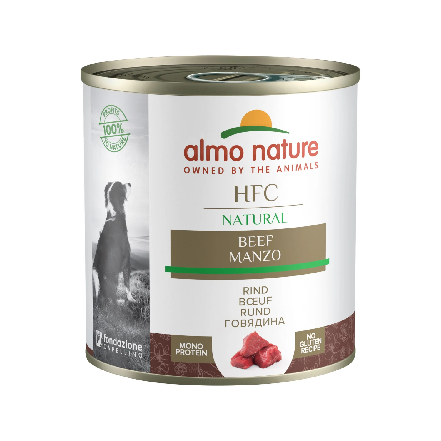 Almo Nature HFC Natural Hondenvoer - Blik - Rund 2 Almo Nature HFC Natural Hondenvoer - Blik - Rund - Afbeelding 2