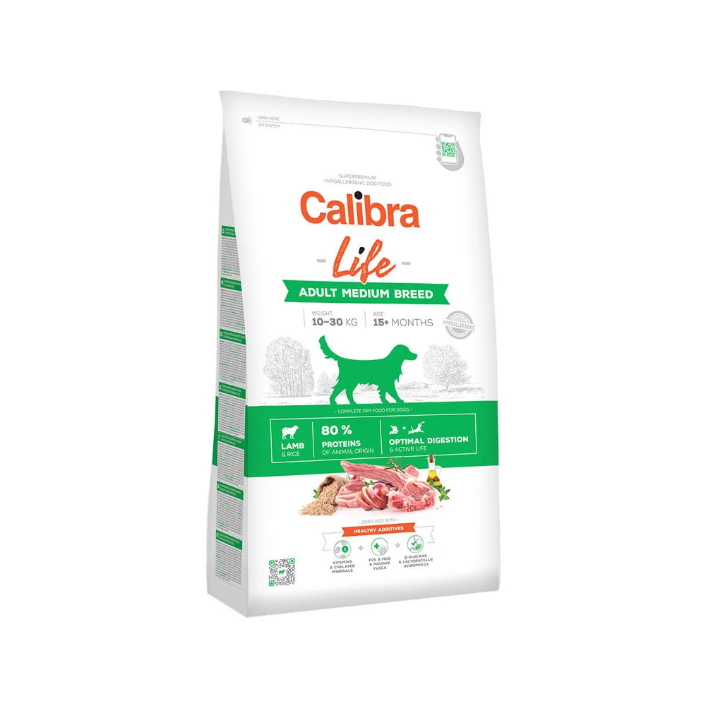 Calibra Dog Life Adult Medium Breed - Lam 3 Calibra Dog Life Adult Medium Breed - Lam - Afbeelding 3