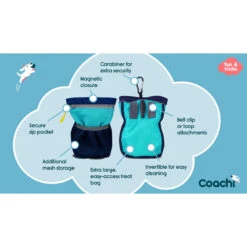 Company Of Animals Coachi Pro Train & Treat Bag -Bekend Hondenspullen Winkel coachi pro train treat bag 222018 2000 none