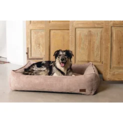 Designed By Lotte Ligmand Ribbed -Bekend Hondenspullen Winkel designed by lotte ribbed hondenmand roze 190386 2000 none