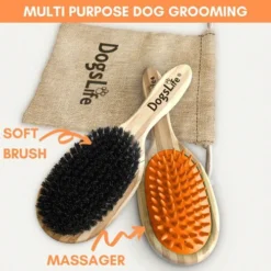 Dogslife Bamboo Dog Brush -Bekend Hondenspullen Winkel dogslife bamboo dog brush 219803 0500 none