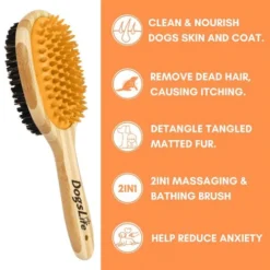 Dogslife Bamboo Dog Brush -Bekend Hondenspullen Winkel dogslife bamboo dog brush 219808 0500 none