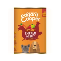 Edgard & Cooper Adult - Kip & Kalkoen - Blik 15 Edgard & Cooper Adult - Kip & Kalkoen - Blik -Bekend Hondenspullen Winkel edgard cooper adult kip kalkoen blik 113570 0500 none