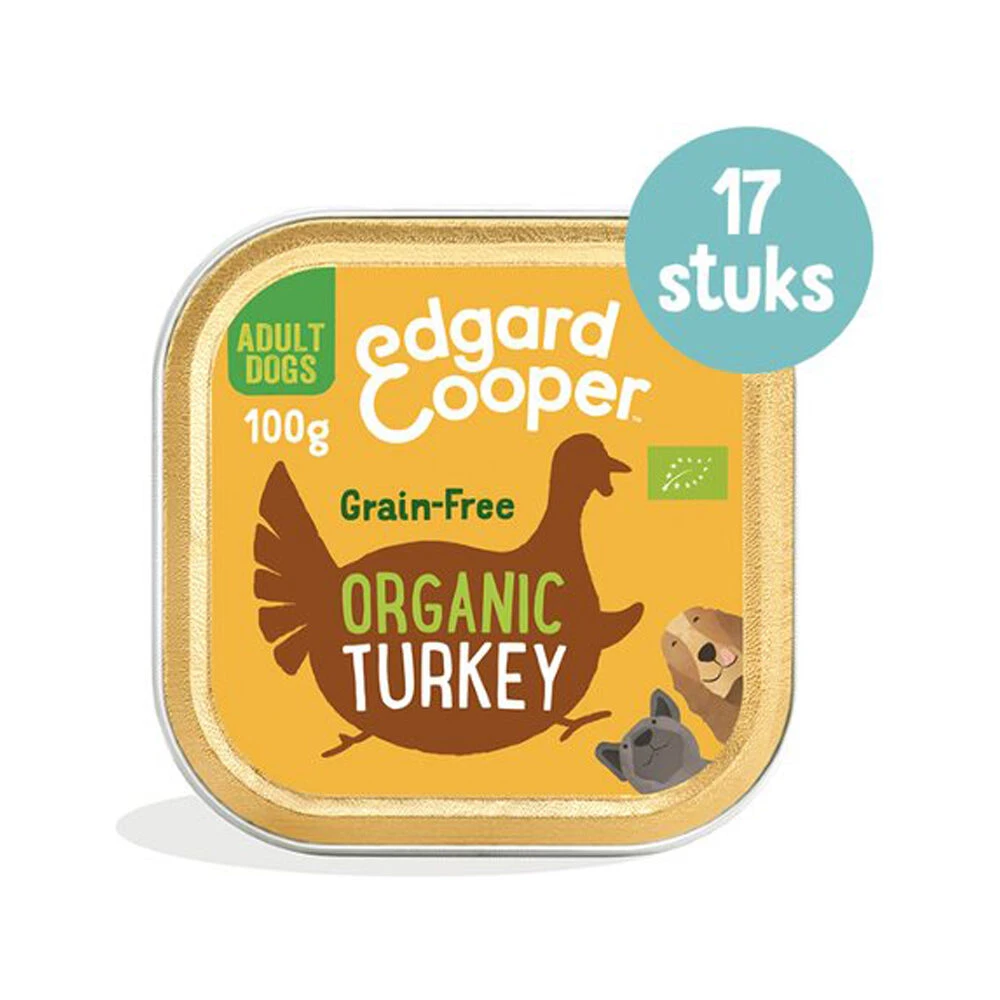 Edgard & Cooper Biologisch Adult - Kalkoen - Kuipje 3 Edgard & Cooper Biologisch Adult - Kalkoen - Kuipje - Afbeelding 3