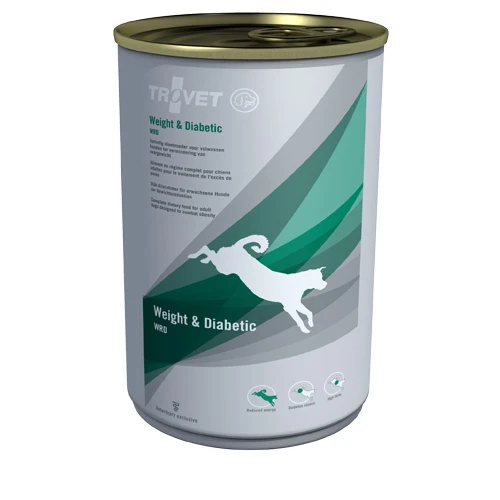 TROVET Weight & Diabetic WRD Hond - Blik 1 TROVET Weight & Diabetic WRD Hond - Blik
