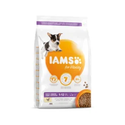 IAMS For Vitality Dog Puppy & Junior - Small & Medium -Bekend Hondenspullen Winkel iams dog puppy junior small medium 133679 2000 none