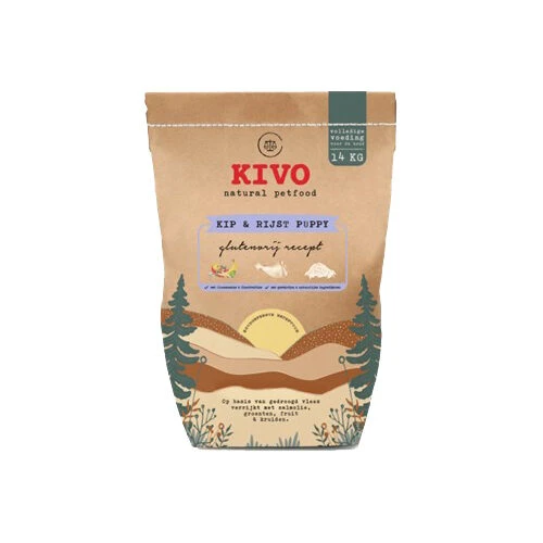 Kivo Kip En Rijst Puppy Tarweglutenvrij 2 Kivo Kip En Rijst Puppy Tarweglutenvrij - Afbeelding 2