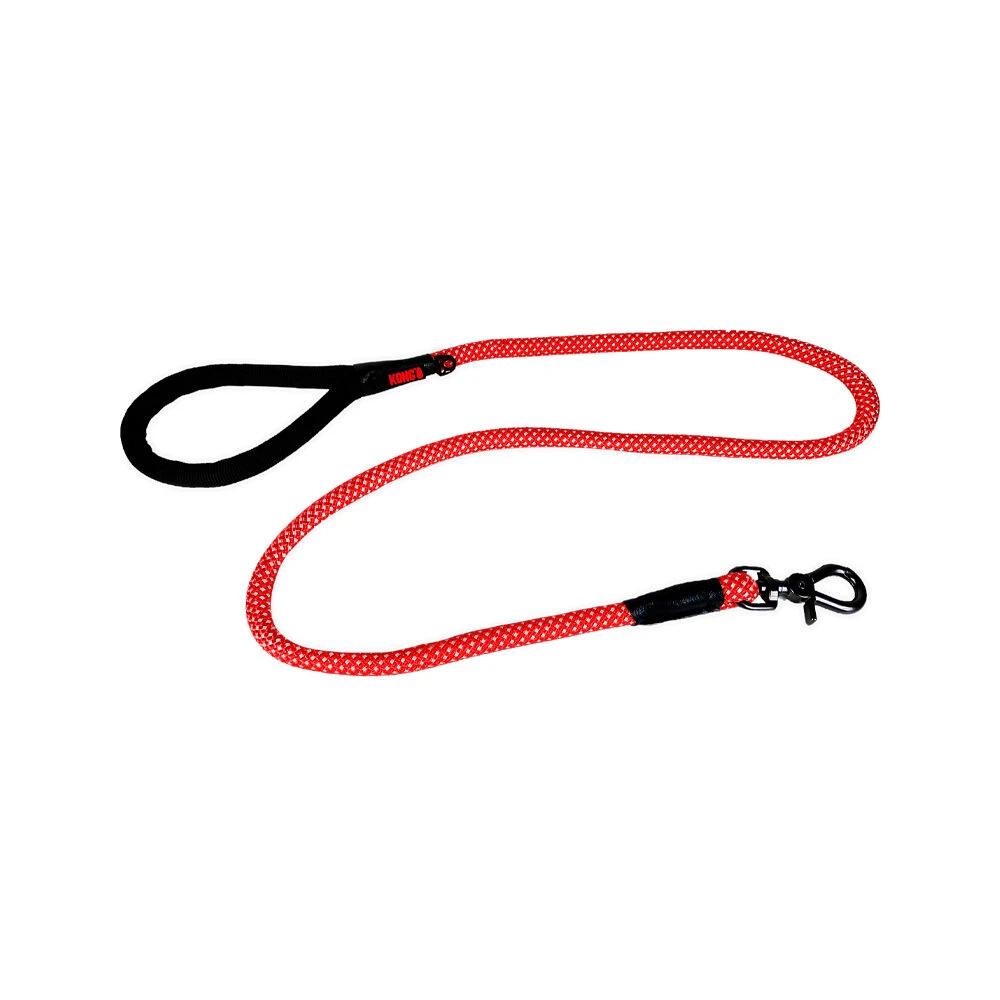 KONG Rope Leash - Zwart 1 KONG Rope Leash - Zwart