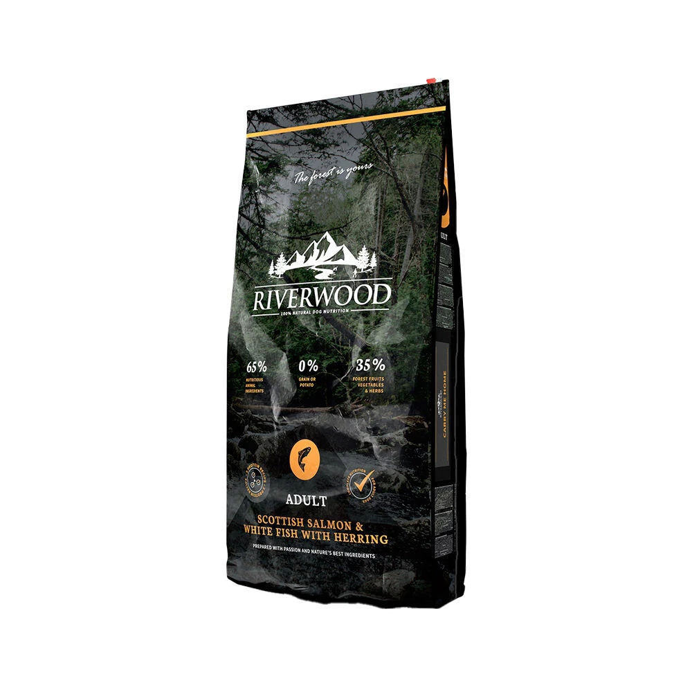 Riverwood Adult Hondenvoer - Zalm & Witvis Met Haring 3 Riverwood Adult Hondenvoer - Zalm & Witvis Met Haring - Afbeelding 3