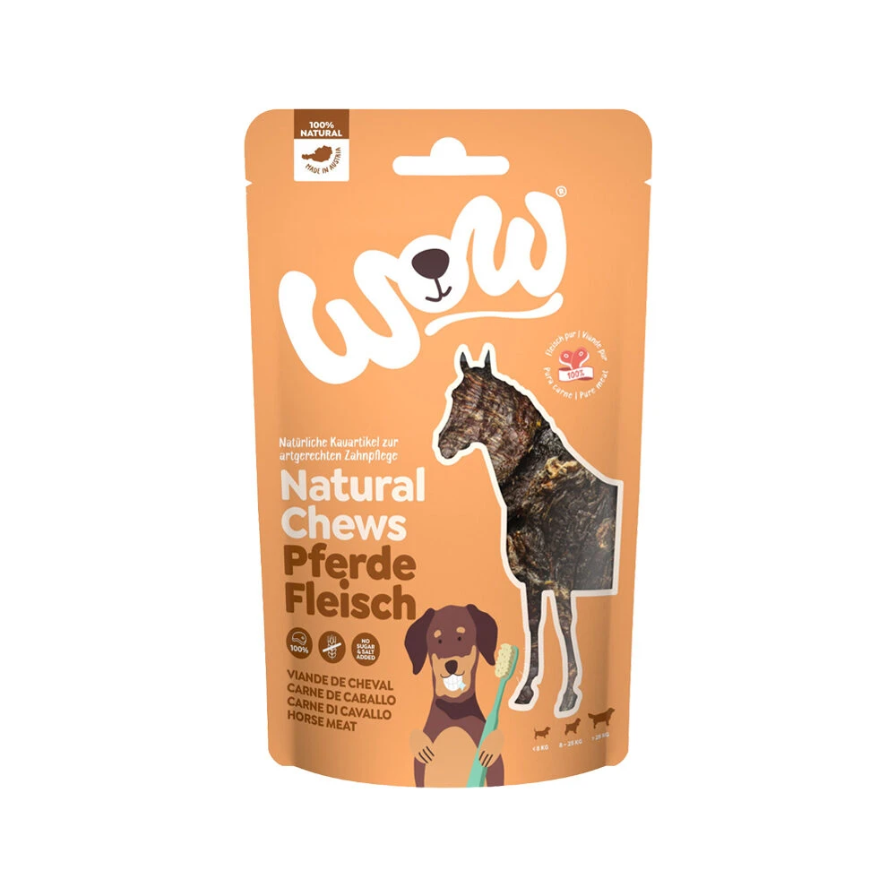 WOW! Natural Chews Paardenvlees 1 WOW! Natural Chews Paardenvlees