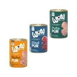 WOW! PUUR 100% Hondenvoer - Blik 10 WOW! PUUR 100% Hondenvoer - Blik -Bekend Hondenspullen Winkel wow puur 100 hondenvoer blik 208676 0500 none