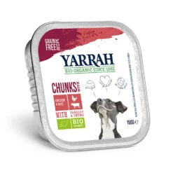 Yarrah - Natvoer Hond Kuipje Chunks Met Rund Bio -Bekend Hondenspullen Winkel yarrah natvoer hond kuipje chunks met rund bio 157763 1000 none