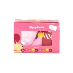 ZippyPaws Pup Birthday Box Pink 5 ZippyPaws Pup Birthday Box Pink -Bekend Hondenspullen Winkel zippypaws pup birthday box pink 214904 1000 none